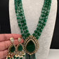 Victorian AD Color Multi Layer Monalisa Beads Necklace - Green
