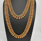 Matte Goddess Lakshmi Kassu Coins Combo Necklace