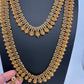 Matte Goddess Lakshmi Kassu Coins Combo Necklace