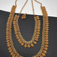 Matte Goddess Lakshmi Kassu Coins Combo Necklace