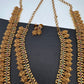 Matte Goddess Lakshmi Kassu Coins Combo Necklace