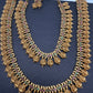 Matte Goddess Lakshmi Kassu Coins Combo Necklace