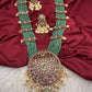 Kempu Pendent Green Beads Reani Haar Necklace