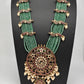 Kempu Pendent Green Beads Reani Haar Necklace