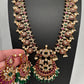 Kemp CZ Pearls Guttapusalu Long Necklace