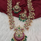 Kemp CZ Pearls Guttapusalu Long Necklace