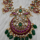 Kemp CZ Pearls Guttapusalu Long Necklace