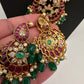 Kemp CZ Pearls Guttapusalu Long Necklace