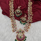Kemp CZ Pearls Guttapusalu Long Necklace