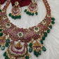 Kemp CZ Pearls Guttapusalu Long Necklace
