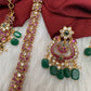 Kemp CZ Pearls Guttapusalu Long Necklace