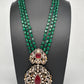 Victorian Moissanite Color Stone Necklace - Multi