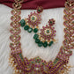 Traditional Ethnic Kempu Long Necklace