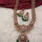 Traditional Ethnic Kempu Long Necklace