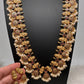 Goddess Lakshmi Rice Pearls Guttapusalu Necklace