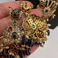 Mango Kempu Rice Pearls Matte Guttapusalu Long Necklace - Purple