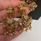 Goddess Lakshmi Matte Traditional Long Necklace