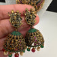 Antique Lord Vishnu Lakshmi and Garudda Beads Long Necklace
