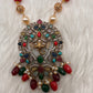 Ganesha Navratan Beads Long Necklace