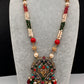 Ganesha Navratan Beads Long Necklace