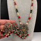 Ganesha Navratan Beads Long Necklace