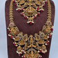 Matte Goddess Lakshmi Combo Long Necklace