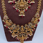 Matte Goddess Lakshmi Combo Long Necklace