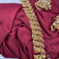 Matte Goddess Lakshmi Long Necklace