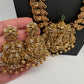 Matte Goddess Lakshmi Long Necklace