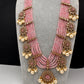 CZ Onyx Crystal Beads Long Color Stone Necklace