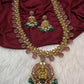 Kempu Bottu Mala with Detachable Pendent Long Necklace