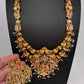 Radha Krishna Peacock Matte Nakshi Long Necklace