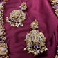 Balaji LakshmiJi  Matte Potta Stones Long Necklace