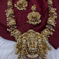 Balaji LakshmiJi  Matte Potta Stones Long Necklace