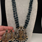Lord BalajiBeads Long Color Stone Necklace - Blue