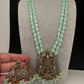 Lord BalajiBeads Long Color Stone Necklace - MintGreen