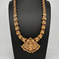 Kempu Lord Balaji Lakshmi Ji Long Matte Necklace