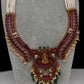 Goddess lakshmi Kemp Pearls Long Matte Necklace