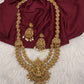 Goddess lakshmi Matte Nakshi Layer Long Matte Necklace