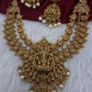 Goddess lakshmi Matte Nakshi Layer Long Matte Necklace