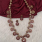 Kemp Matte Bottu Mala Long Necklace