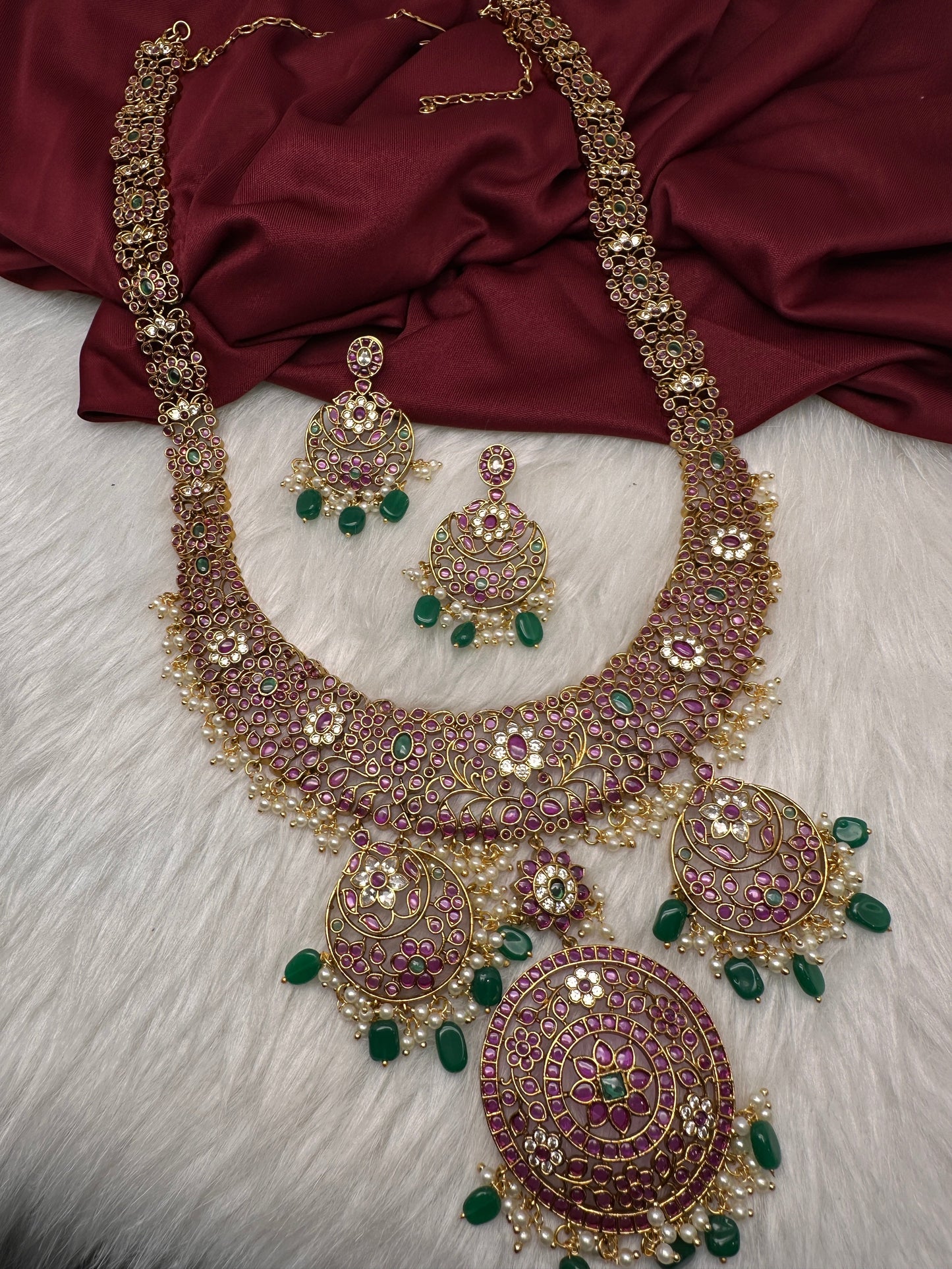 Kemp Long Haram Traditonal Necklace