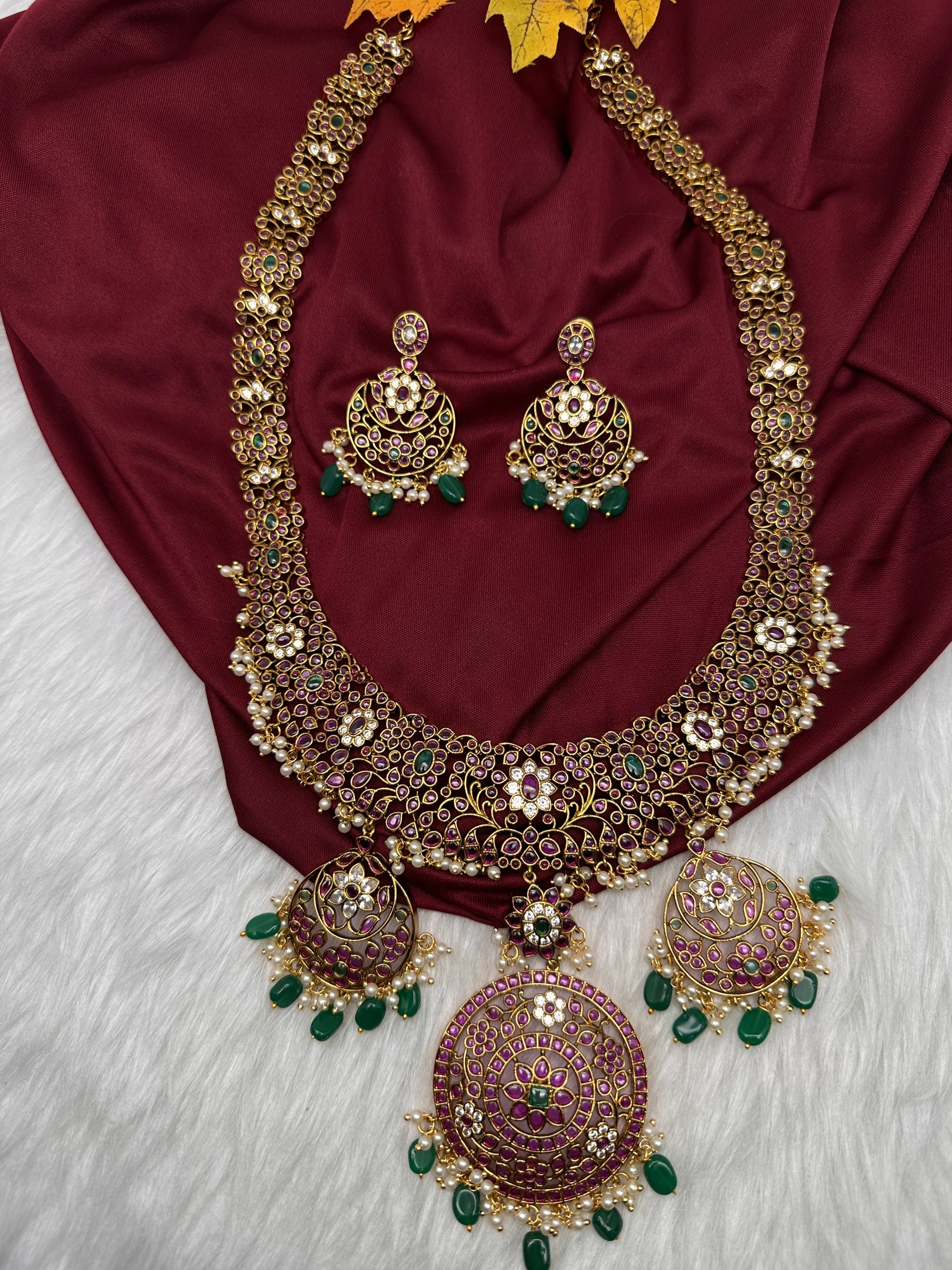 Kemp Long Haram Traditonal Necklace