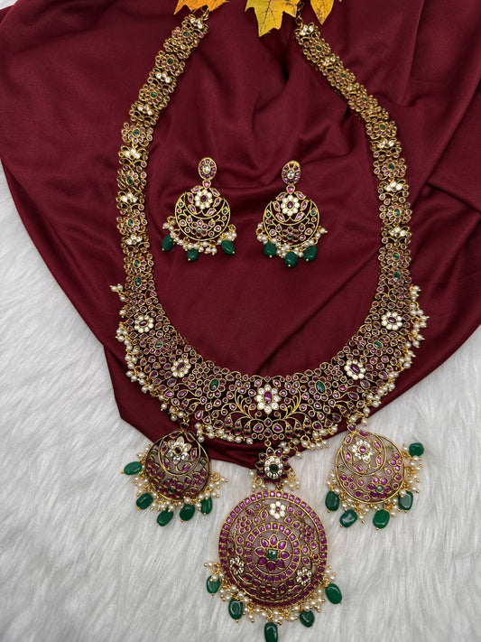 Kemp Long Haram Traditonal Necklace