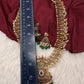 Kemp Long Haram Guttapusalu Traditonal Necklace