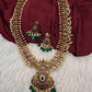 Kemp Long Haram Guttapusalu Traditonal Necklace
