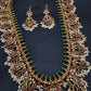 Rice Pearls Kempu Long Guttapusalu Necklace