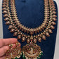 Multi Layer Kempu Long Mango Mala Necklace