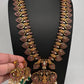 Goddess Lakhsmi Kempu Long Mango Mala Necklace