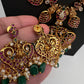 Goddess Lakhsmi Kempu Long Mango Mala Necklace